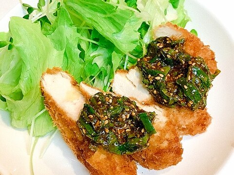 ささみフライの大葉胡麻ソース♪今夜のおかずにどうぞ